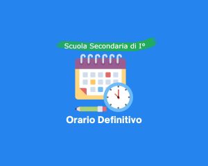 Orario definitivo scuola Secondaria di I grado a.s. 2026-2027